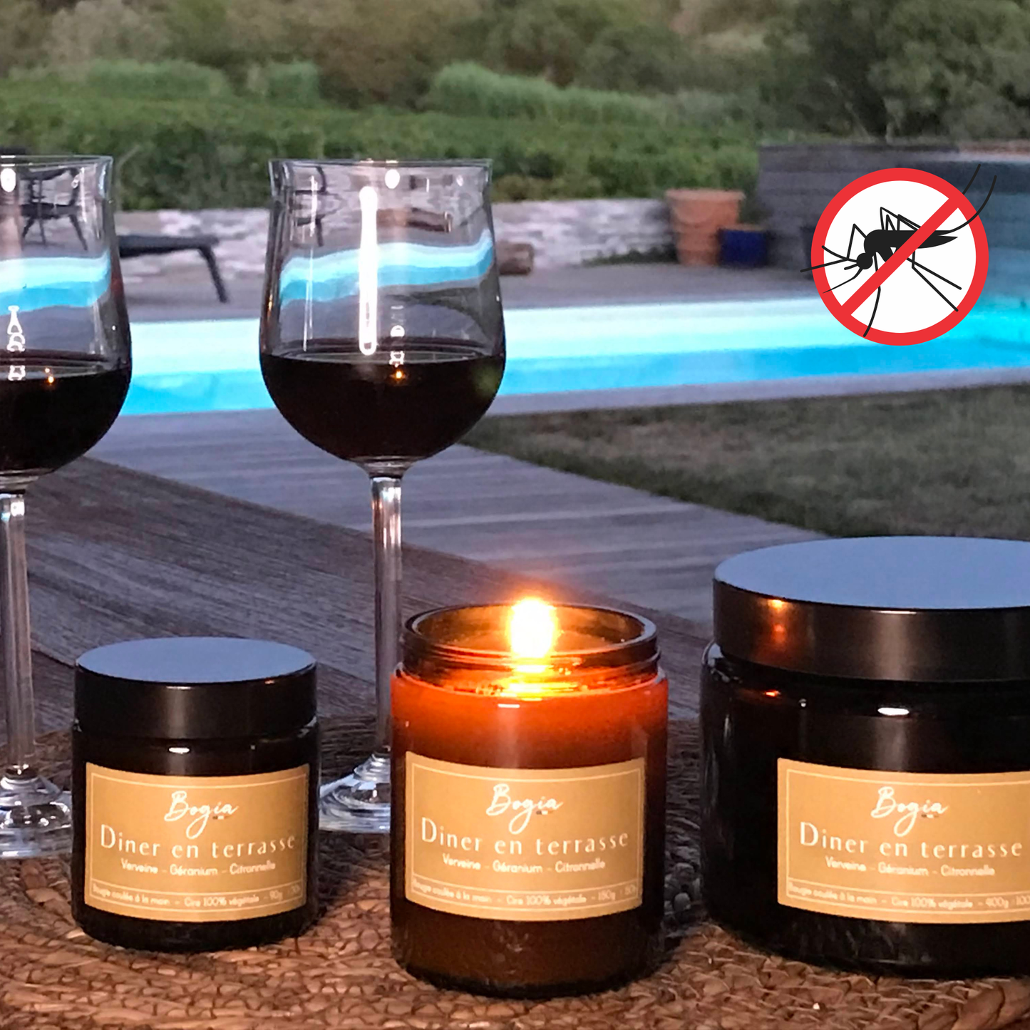 Bougie - Diner en terrasse